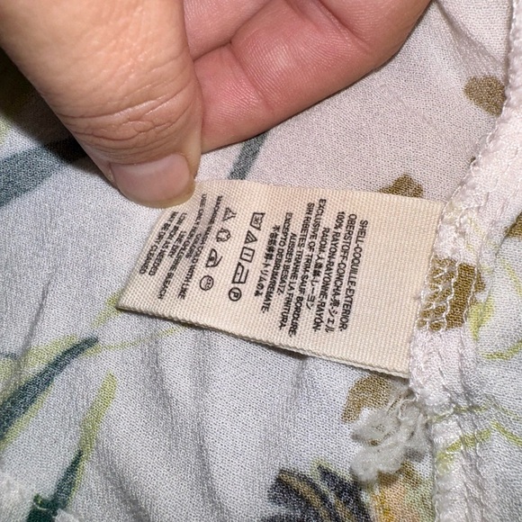 Free People Boho Bella Floral Print Bell Sleeve Tunic Top Dress L? No Tag - Picture 7 of 11